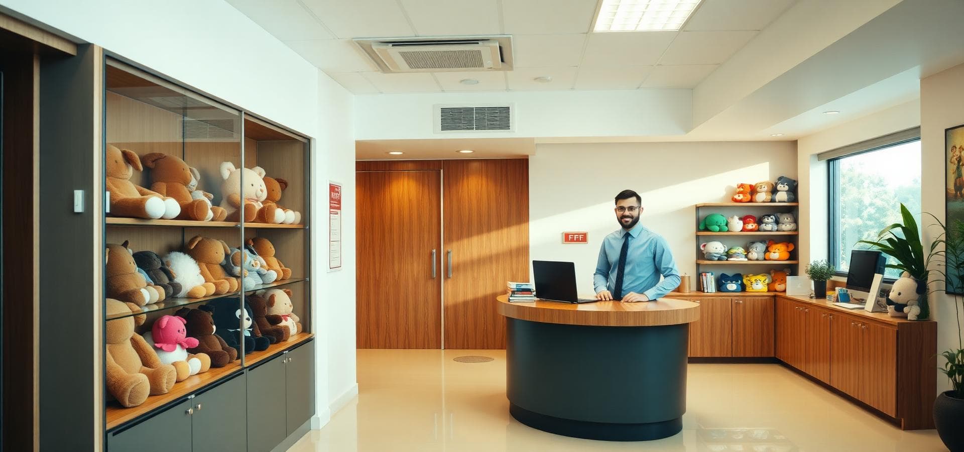 YCNST welcoming office reception