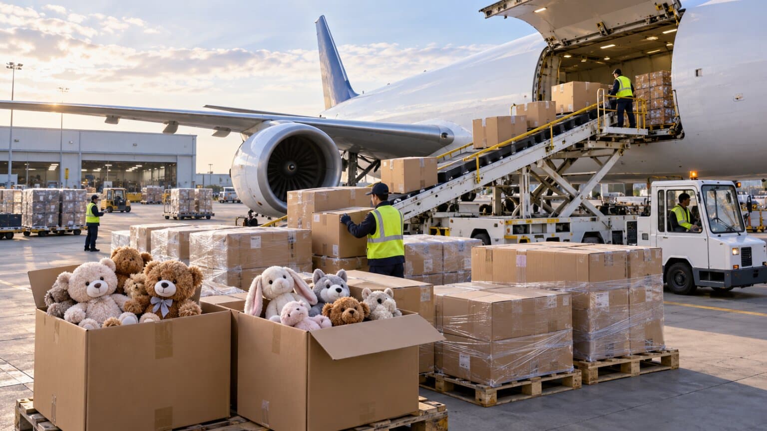 Air Freight Plush Shipping