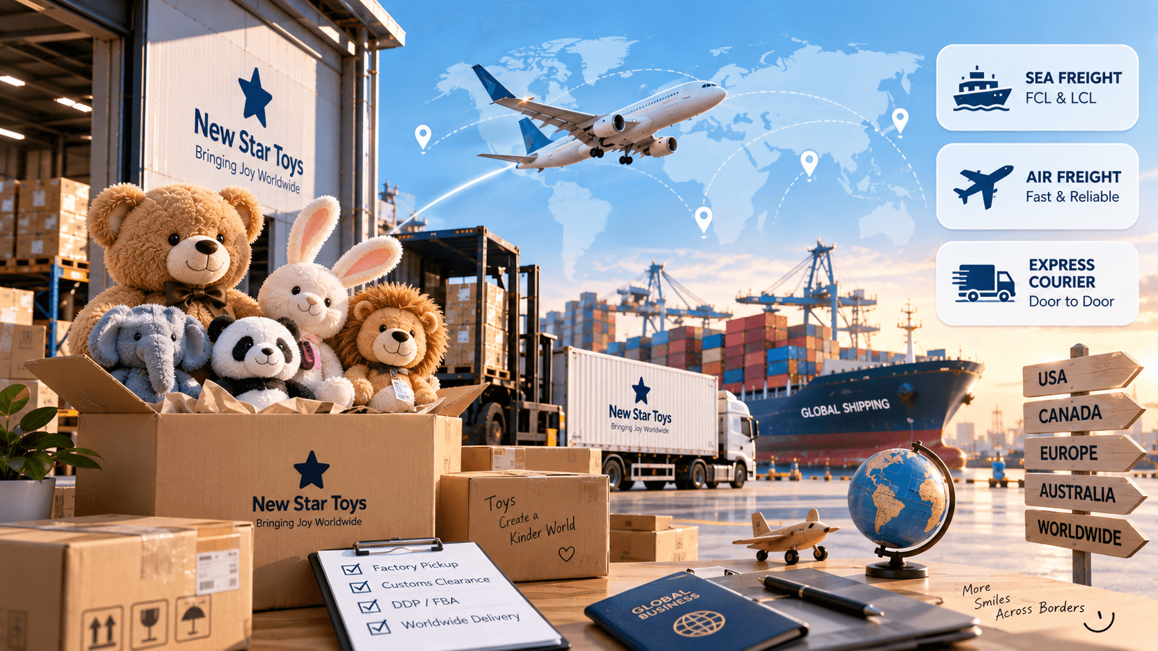 Global Plush Toy Shipping Solutions
