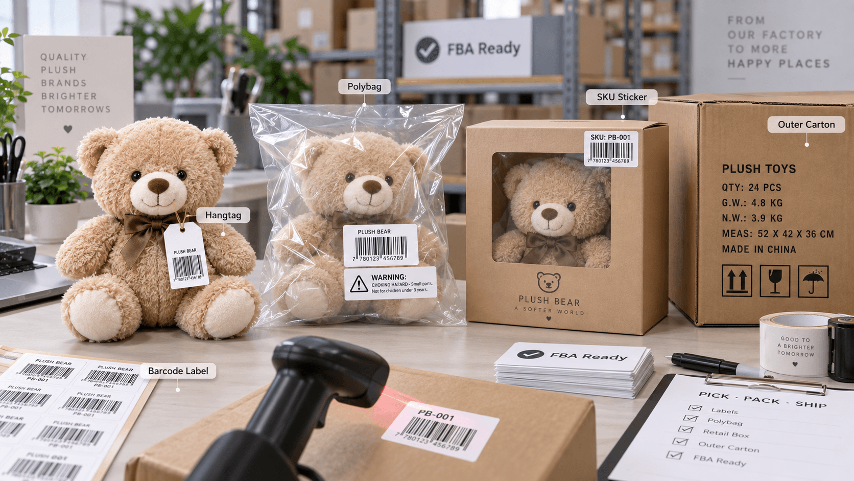 Barcode, SKU & Amazon FBA Labeling